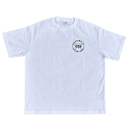 Barkmoto Logo Tee - White