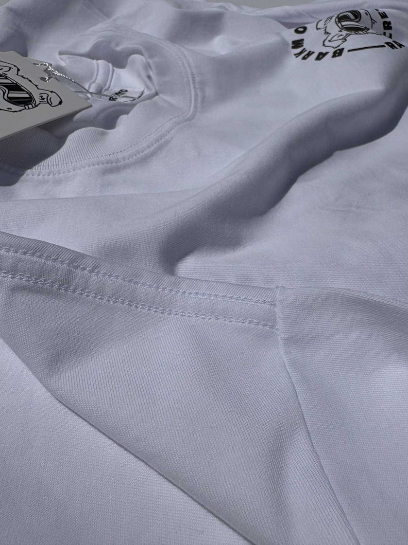 Barkmoto Logo Tee - White
